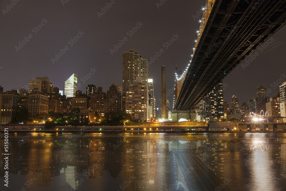 New York by night - Midtown of Manhattan