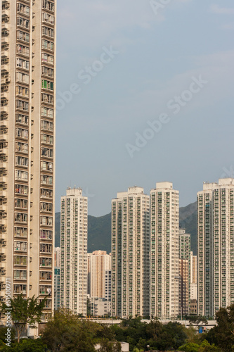 high-rises in Sha Tin © Patrik Stedrak