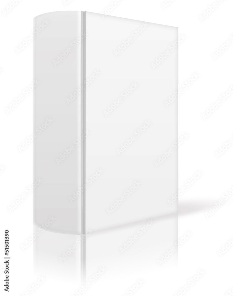 Buch weiß, isoliert, blank Buch weiß, isoliert, blank