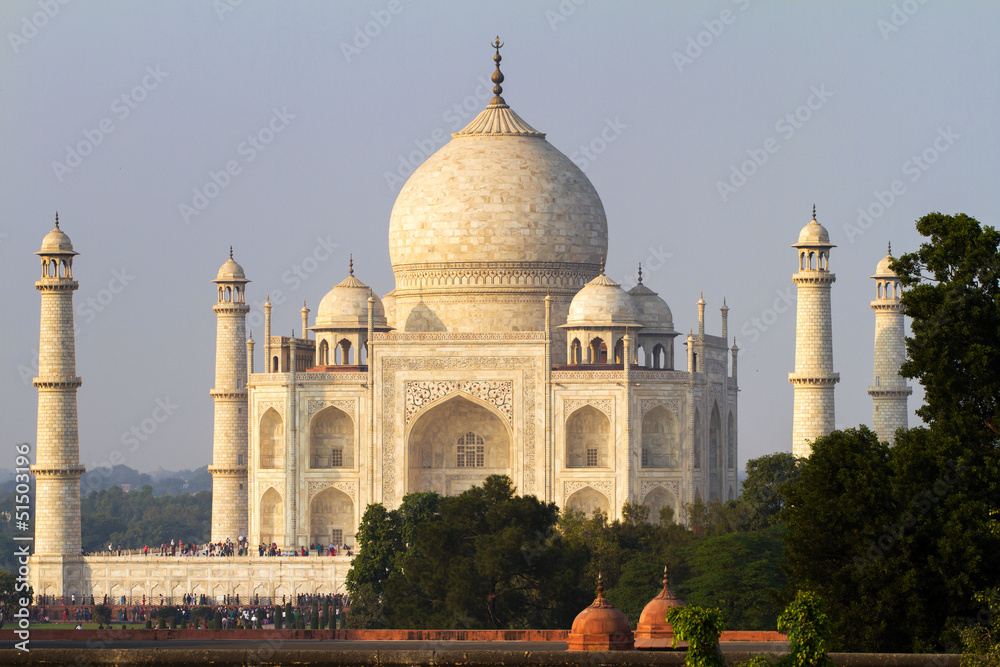 View of Taj Mahal, Agra, Uttar Pradesh, India