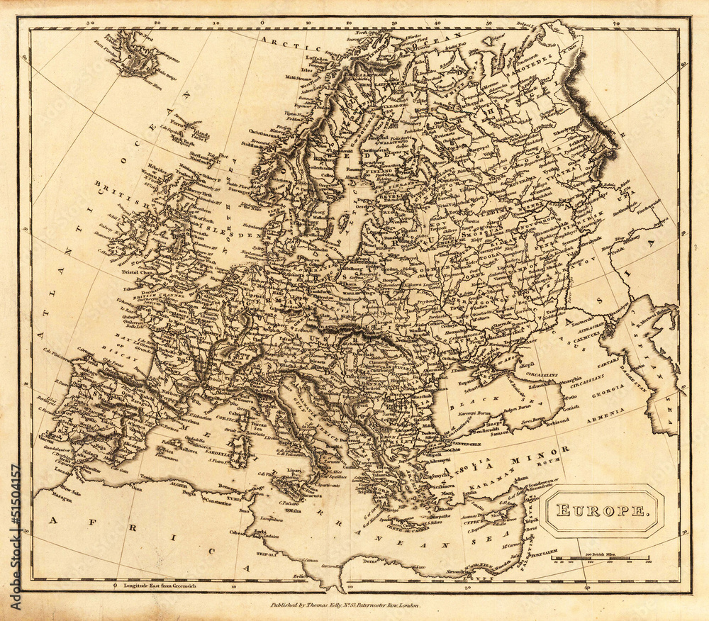 Obraz premium Europe vintage