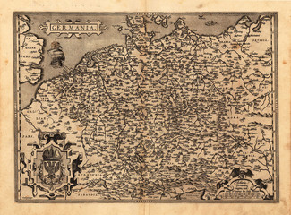 Germany vintage map