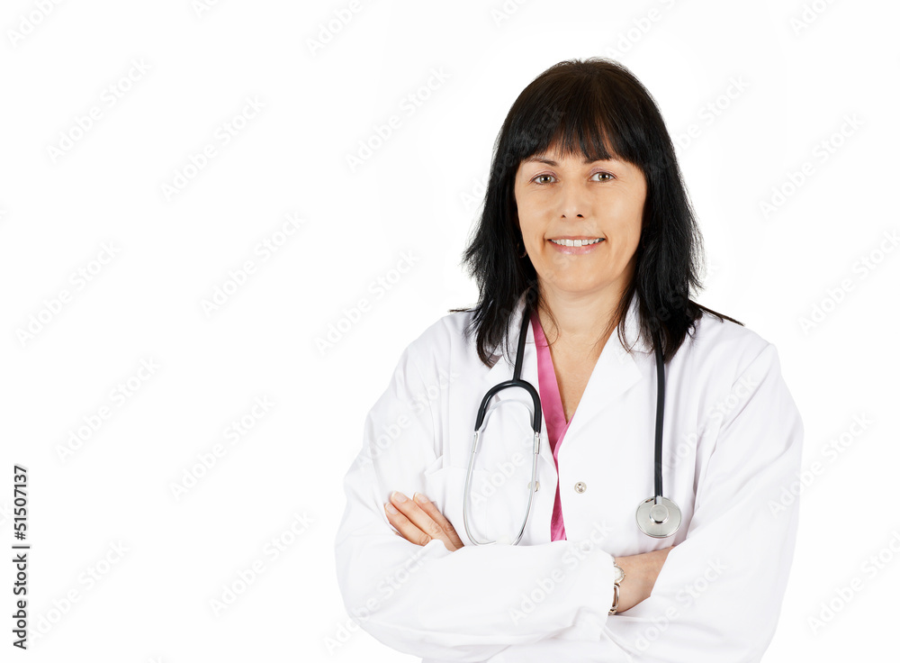 Female doctor smiling Female doctor smiling