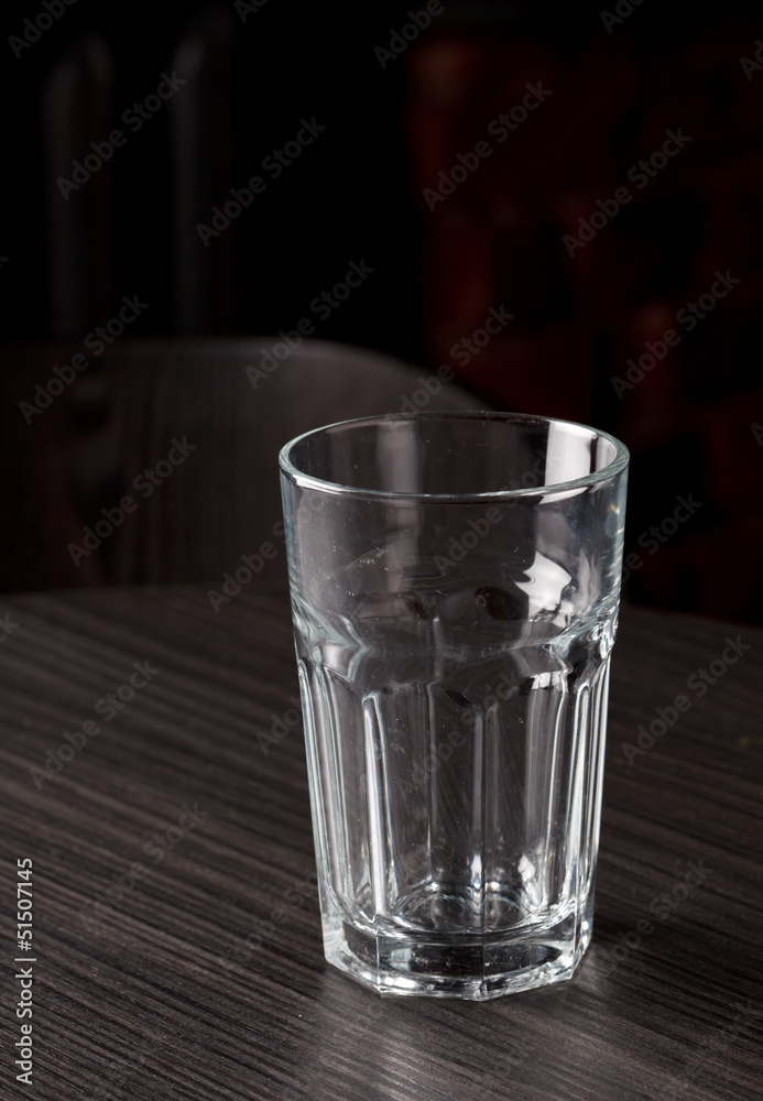 Empty drinking glass Empty drinking glass
