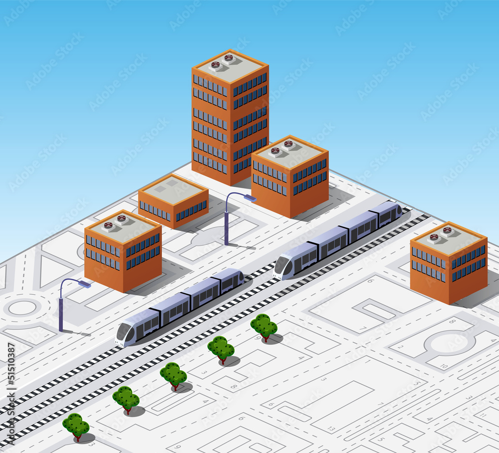Isometric map Isometric map