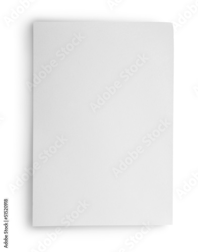 Sheet of yellow paper