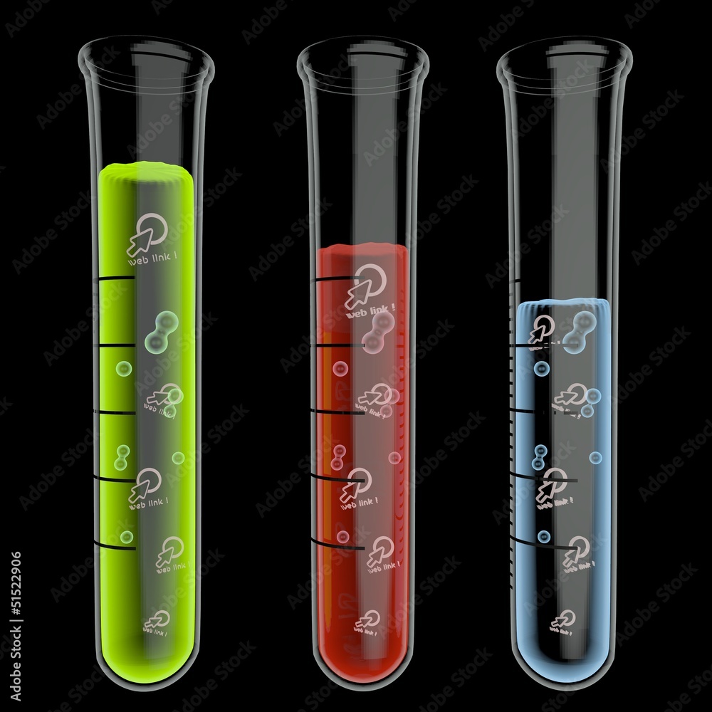 web link symbol particles in test glass