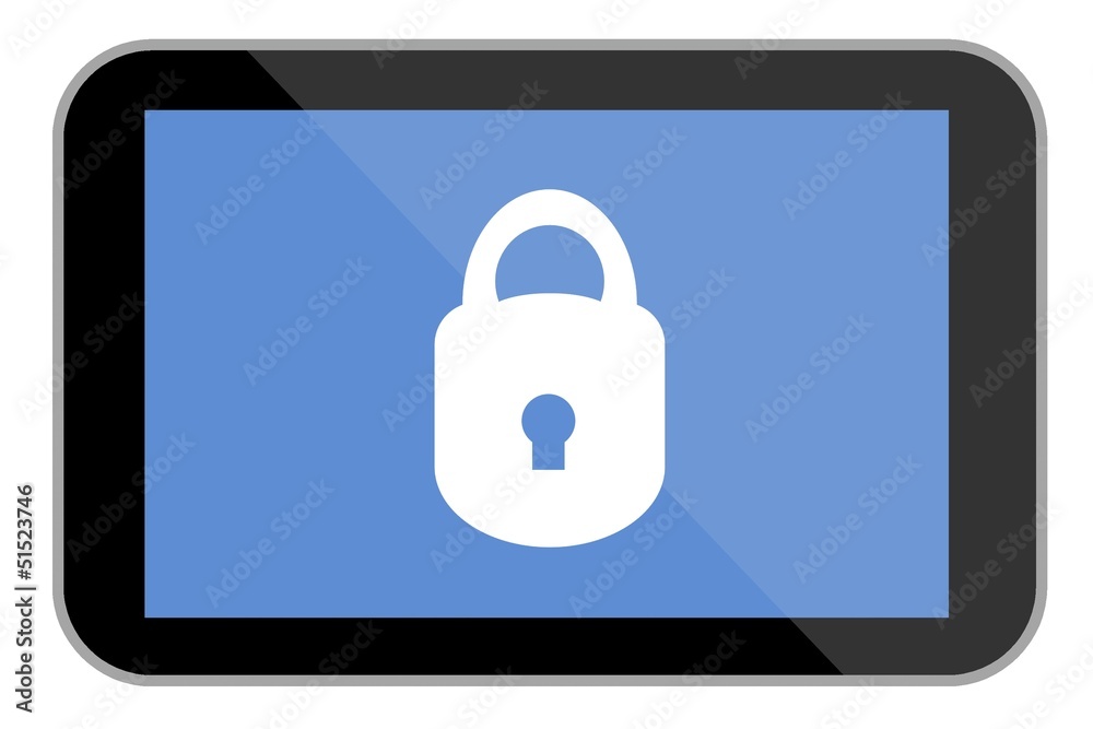 Cadenas dans une tablette Cadenas dans une tablette