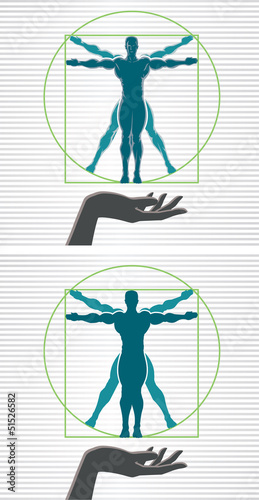 Vitruvian man