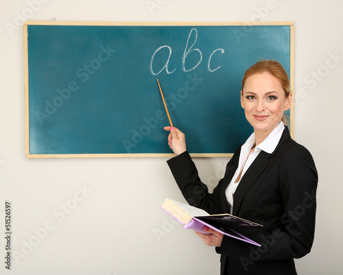 Portrait of teacher woman n...