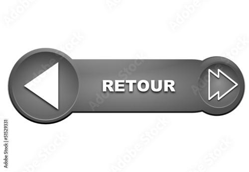 retour sur bouton gris