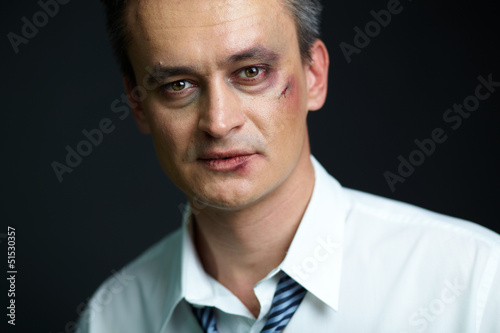 Принти на полотні Business fighter