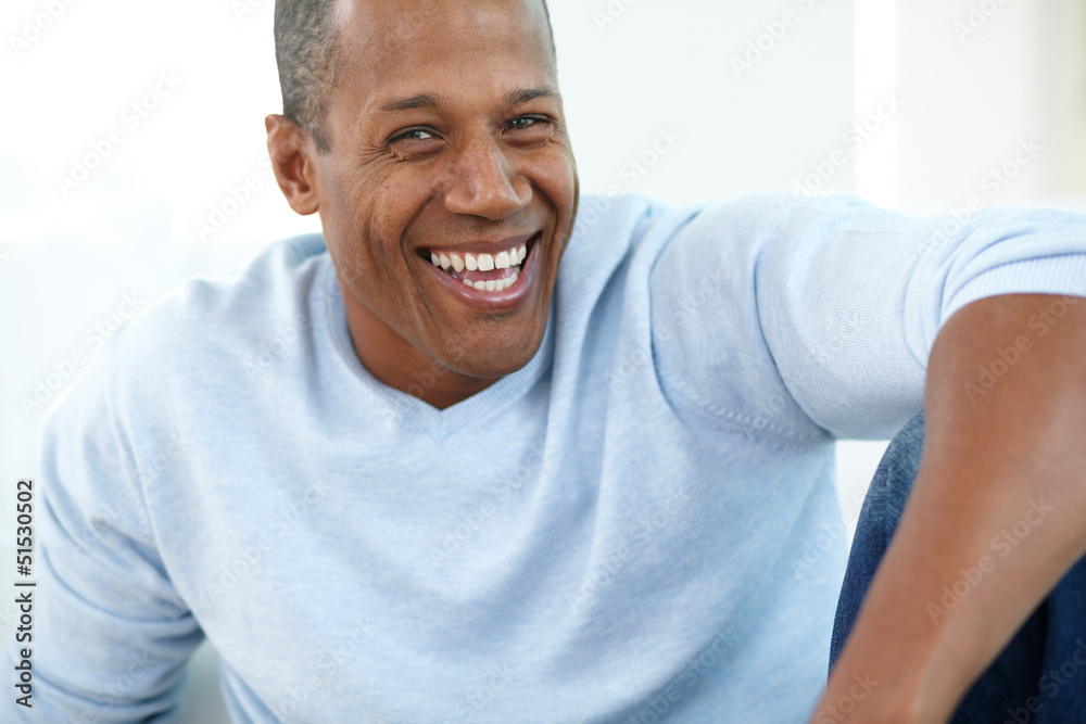 Man laughing Man laughing
