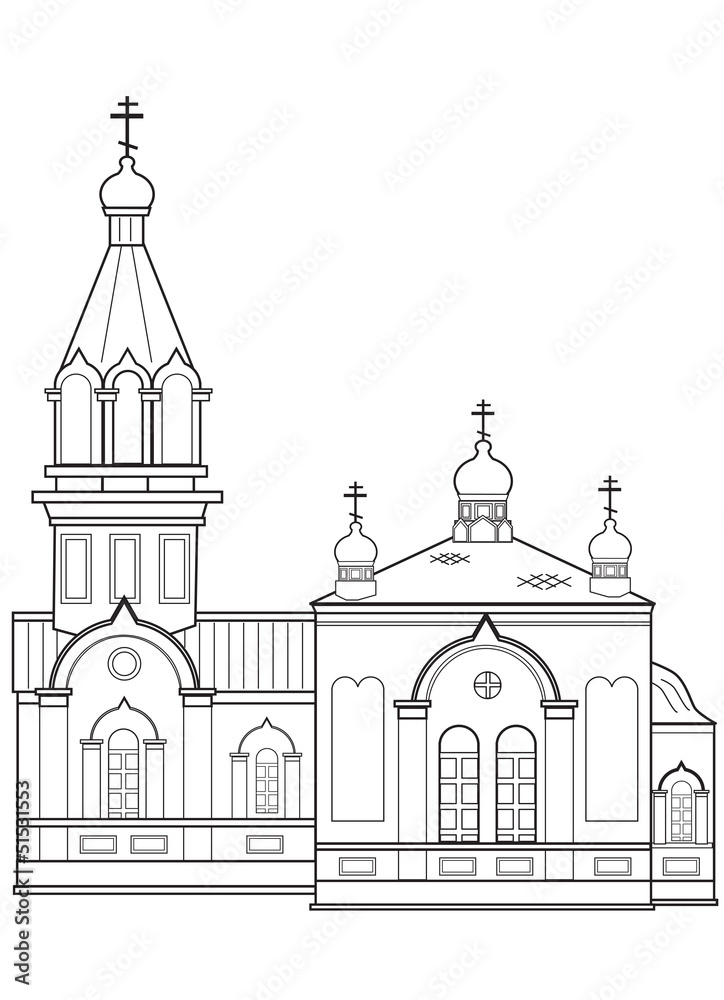 ハリストス正教会（白黒）