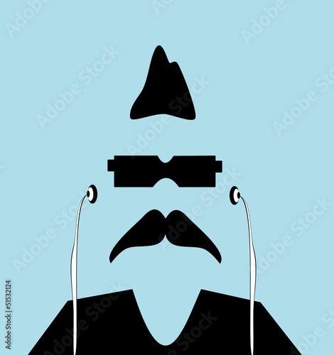 man with mohawk