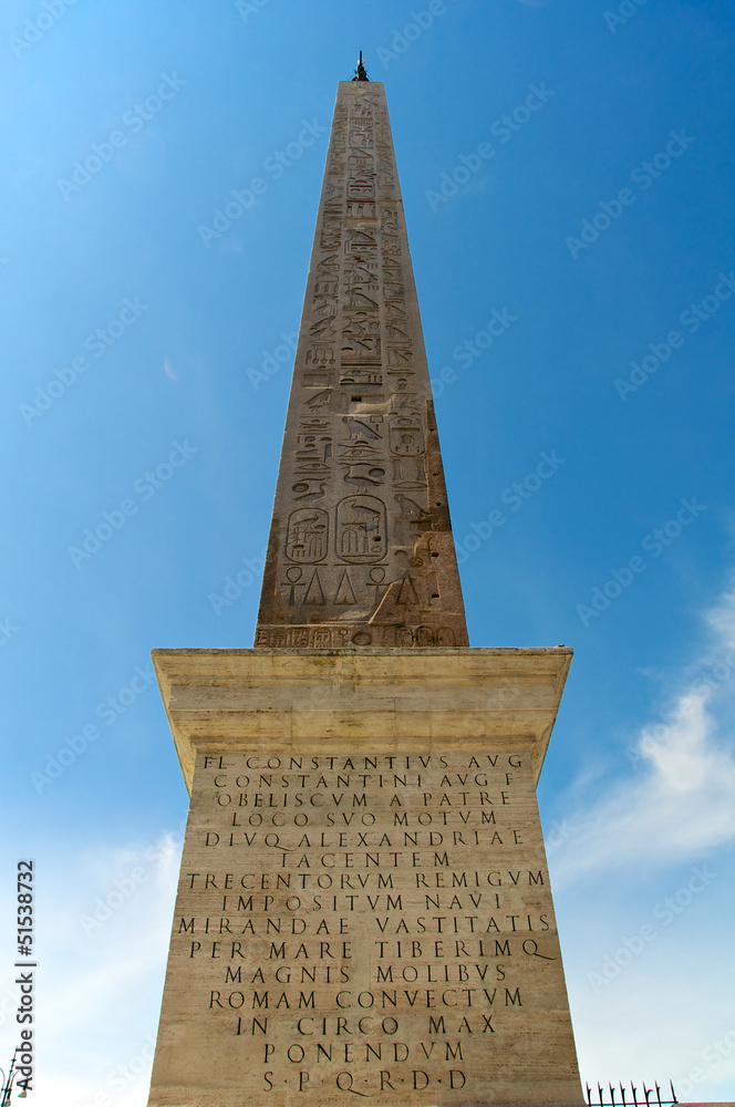 Obelisk Piazza San Giovanni, Rome, Italy, Roma