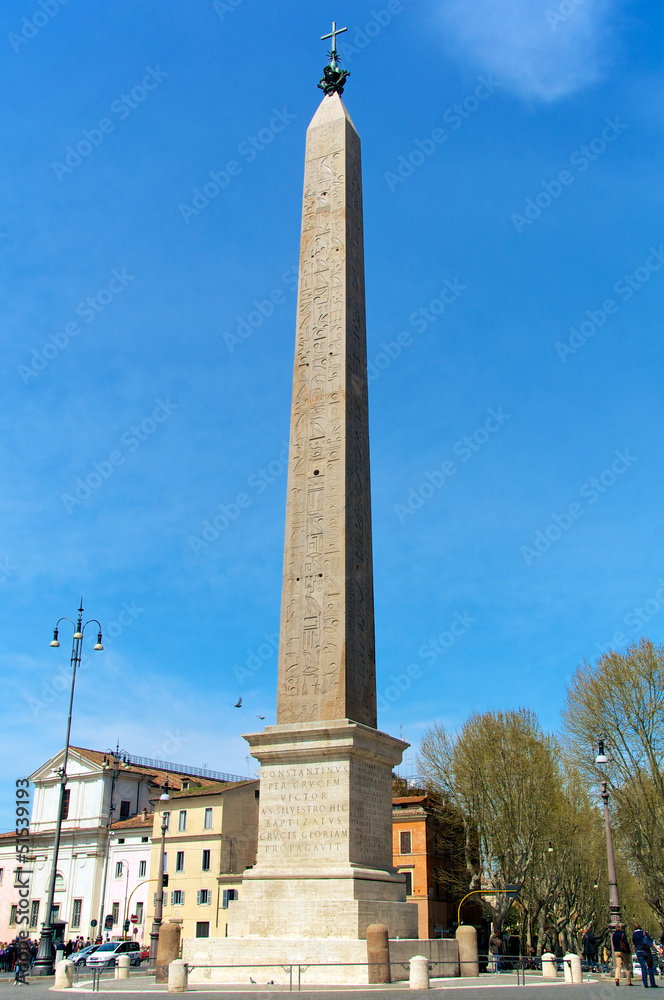 Obelisk Piazza San Giovanni, Rome, Italy