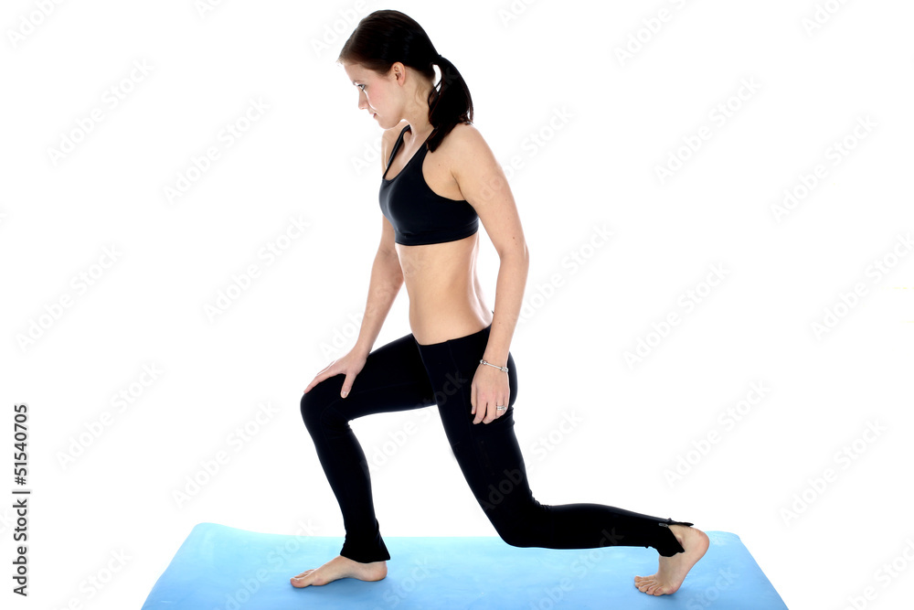 Woman Exercising