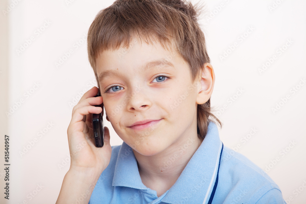 Boy, talking on the phone