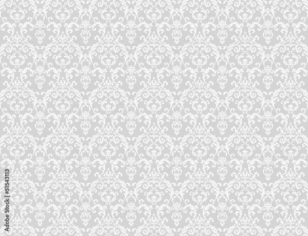 white floral pattern wallpaper