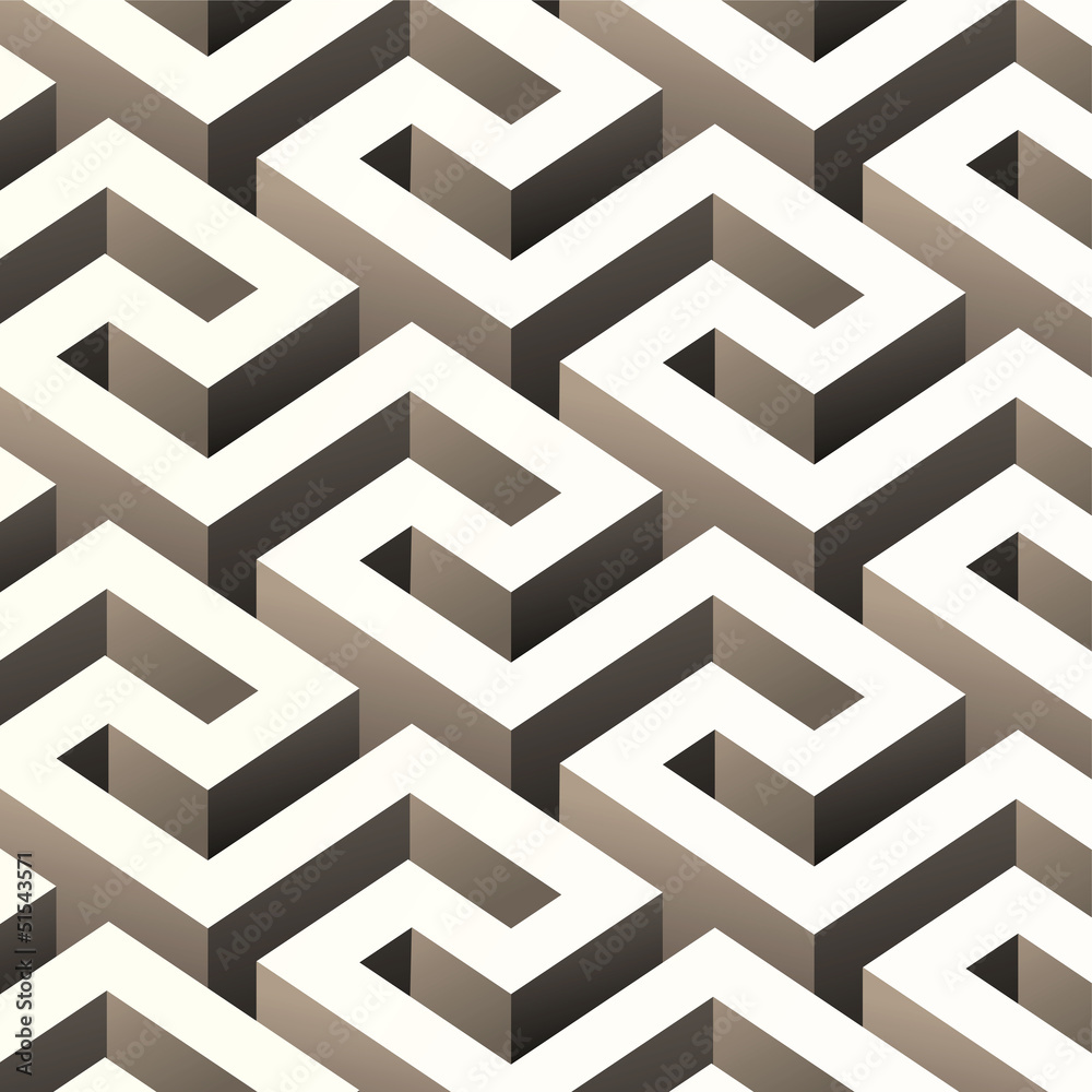 Abstract 3D pattern