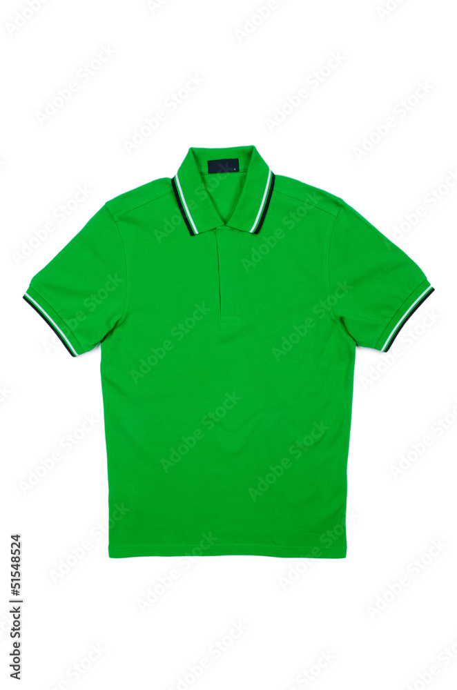 Male t-shirt isolated on the white background Male t-shirt isolated on the white background