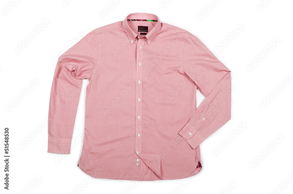 Nice male shirt isolated on the white Nice male shirt isolated on the white