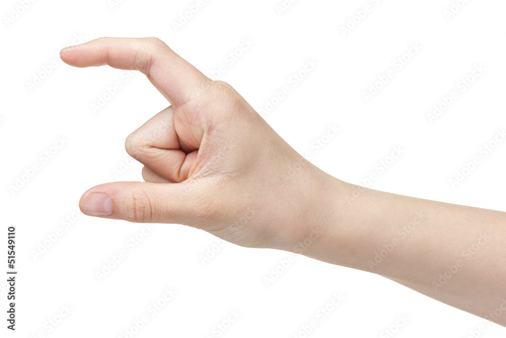 female teen hand to hold paper card female teen hand to hold paper card