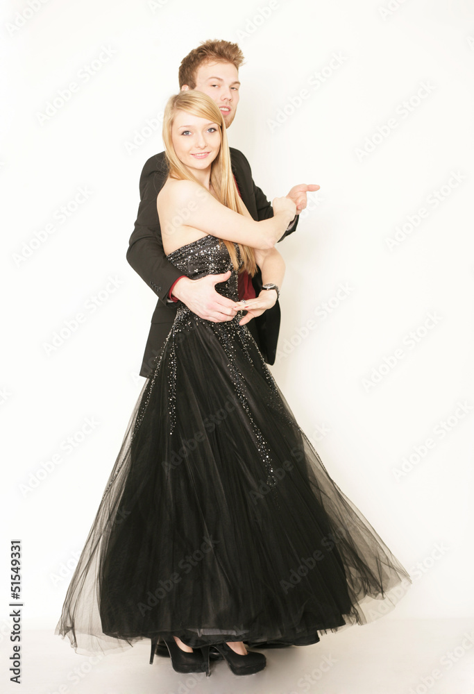 Pärchen beim Abschlussball