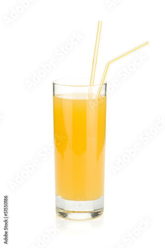 Pineapple juice in a glass