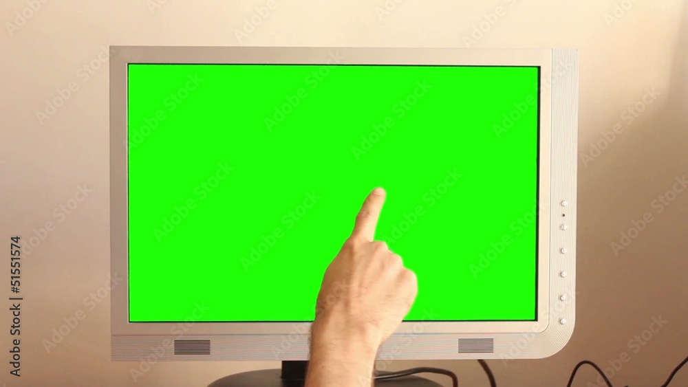 Monitor táctil con croma