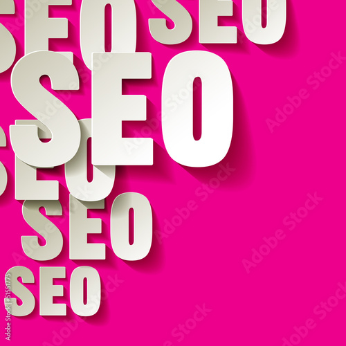 SEO Papier Ecke Hintergrund pink