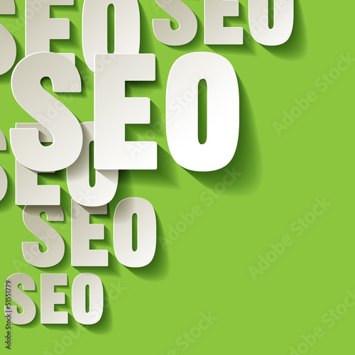 SEO Papier Ecke Hintergrund grün Limette 