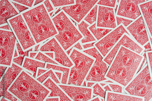 Cuadro en lienzo Pokerset Spielkarten
