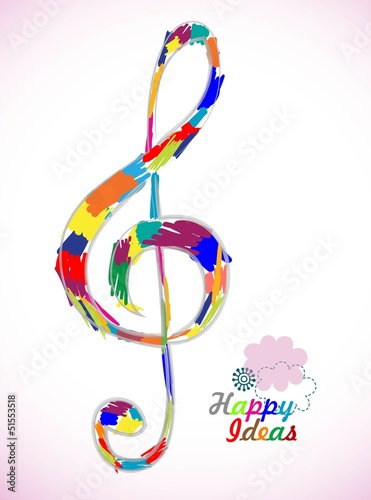 Colorful music design
