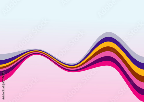 Colorful and decorative vector as the background