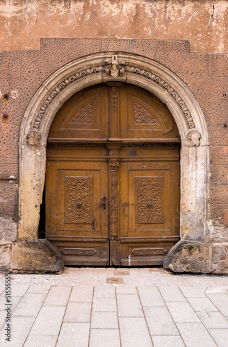 Ancient entrance door