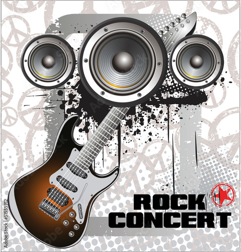 Rock music background