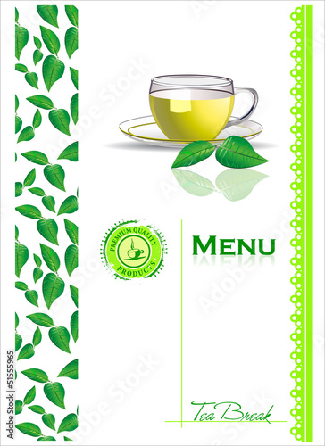 Tea menu