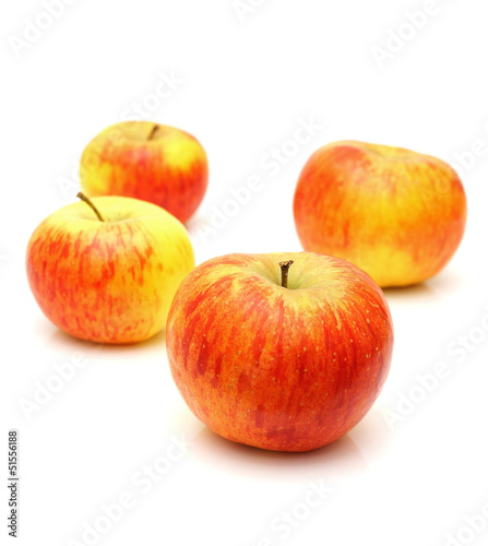 red topaz apples isolated
