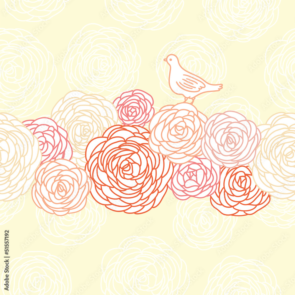 Floral background with roses Floral background with roses