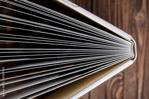 Canvas Print Opened book