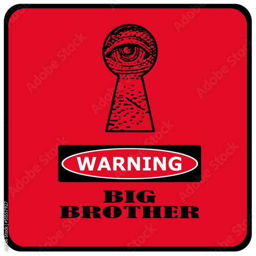 Tableau sur toile big brother
