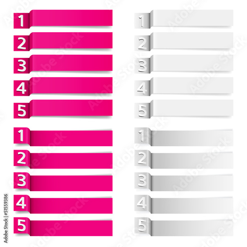 number banner,design template