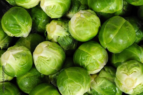 Obraz na płótnie Brussels sprouts © Arena Photo UK w salonie