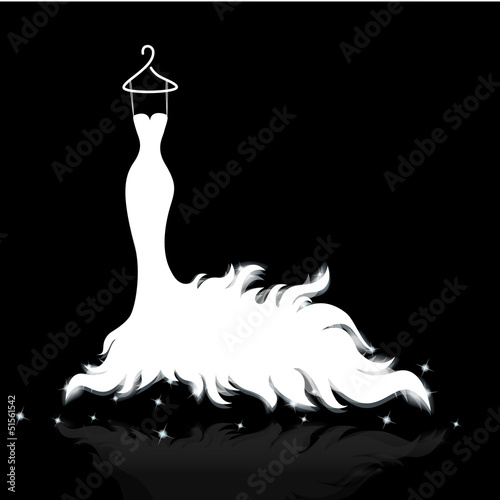 White wedding dress