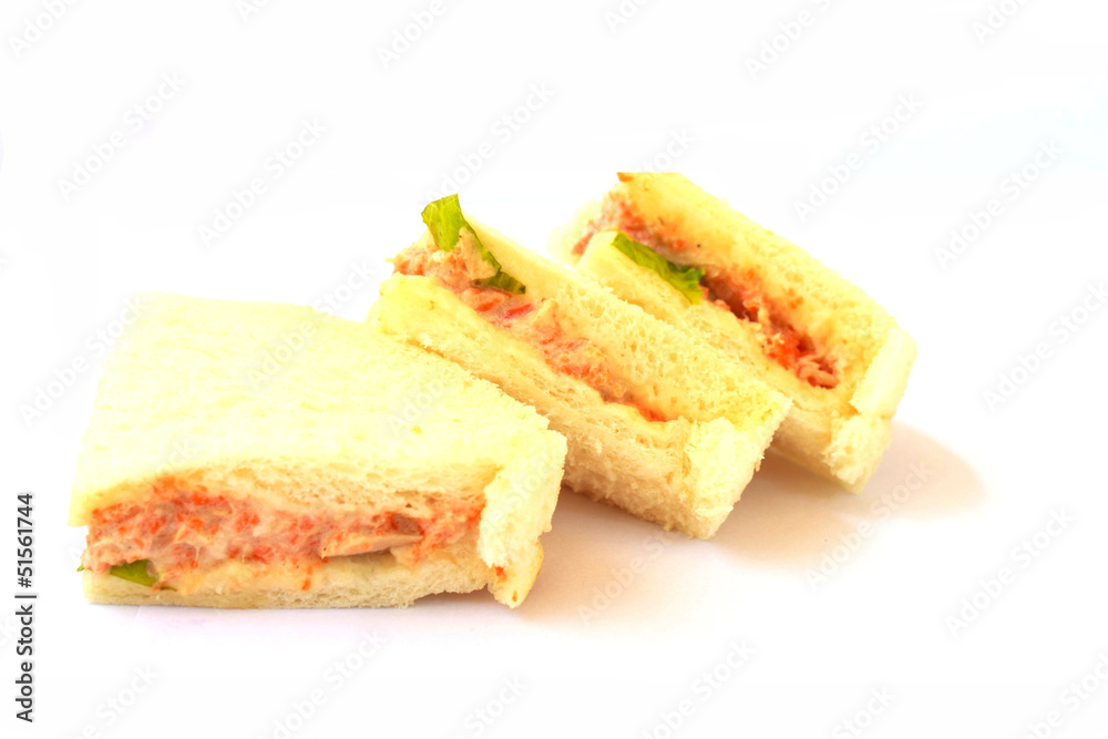 sandwich isolated on white