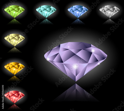 Jewels and diamonds set