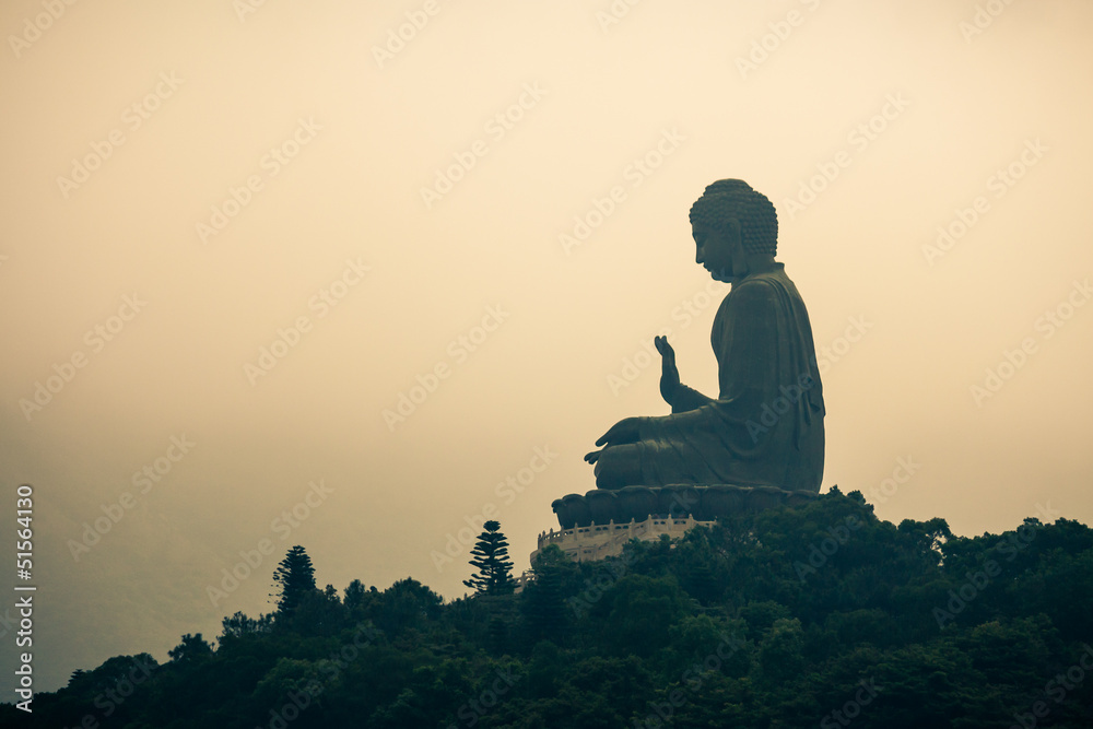 Fototapeta premium Budda Tian Tan na wyspie Lantau