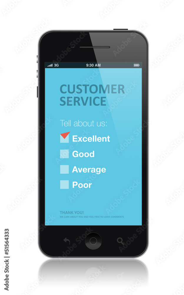 Customer service survey application Customer service survey application
